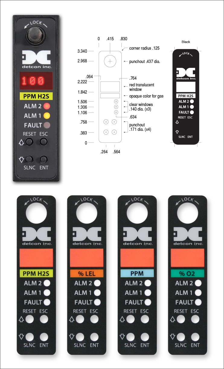 Lexan Controller Label